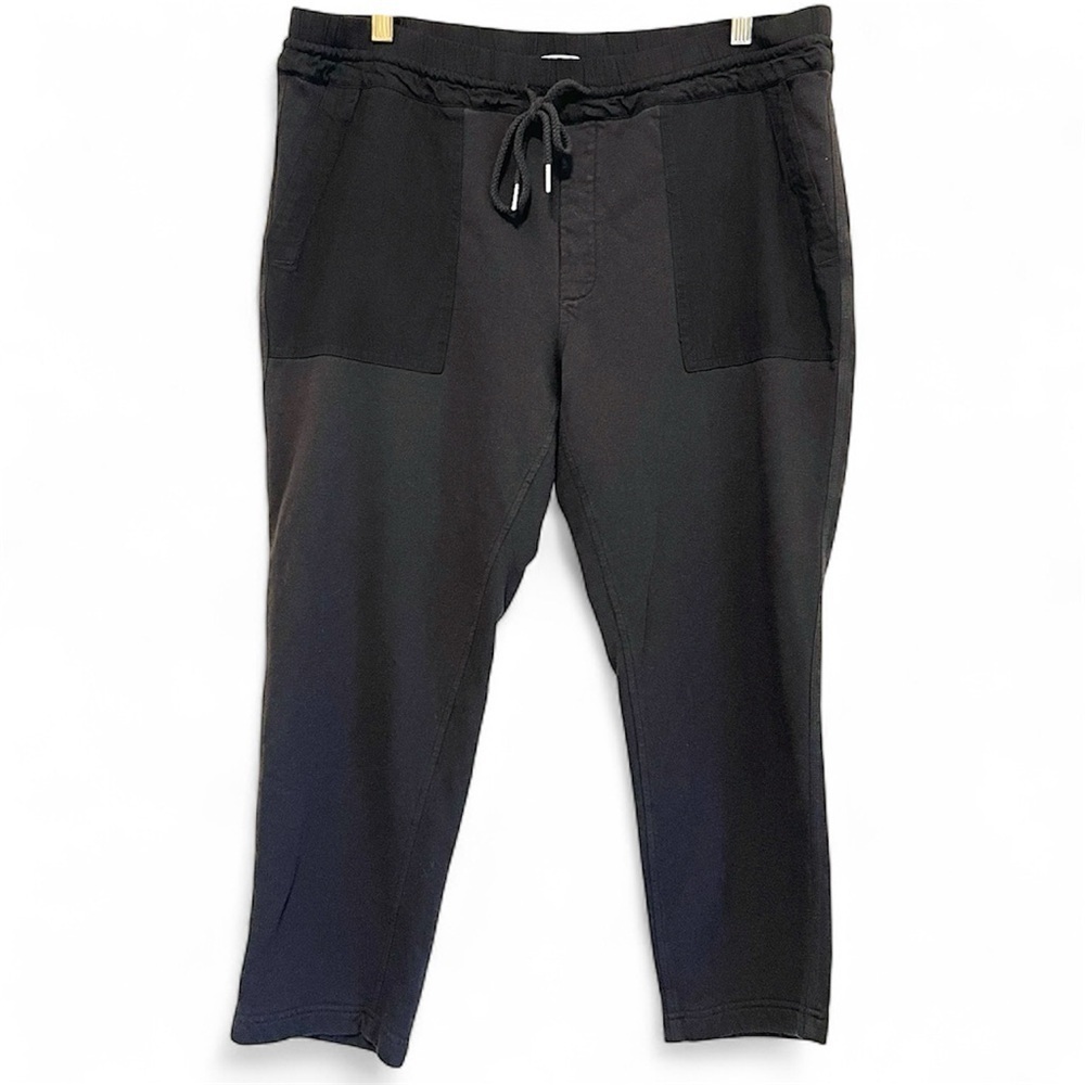 Pistola Anthropologie Sweatpants straight leg, pull up sweatpants, black XL